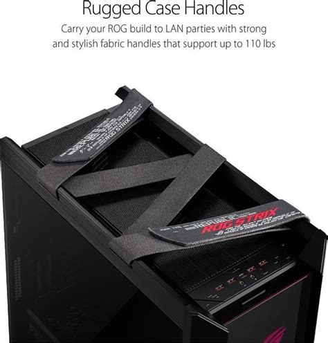 Asus Rog Strix Helios Gx Rgb Mid Tower Computer Case Up To Eatx With