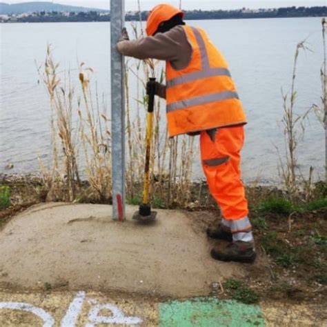 Un béton local et écologique pour le chemin de halage reliant la