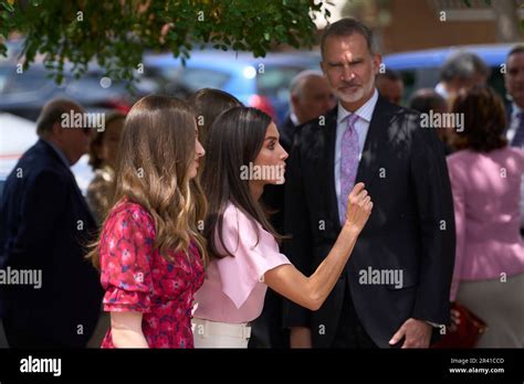 Aravaca Spain King Felipe Vi Of Spain Queen Letizia Of