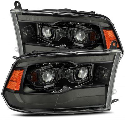 Dodge Ram Th Gen Glossy Black Smoked Led Projector