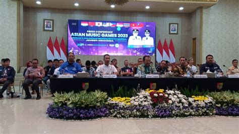 Foto Pertama Di Indonesia Sejumlah Negara Ikuti Asian Music Games Di