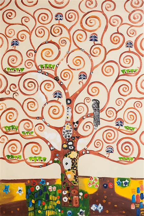 Handpainted Gustav Klimt S Oil Paintings Replicas Tree Of Life