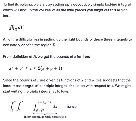 Calculus How Did We Get Lower And Upper Bounds In Triple Integral