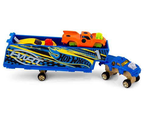 Hot Wheels Snap Rides Truck Trailer Catch Au