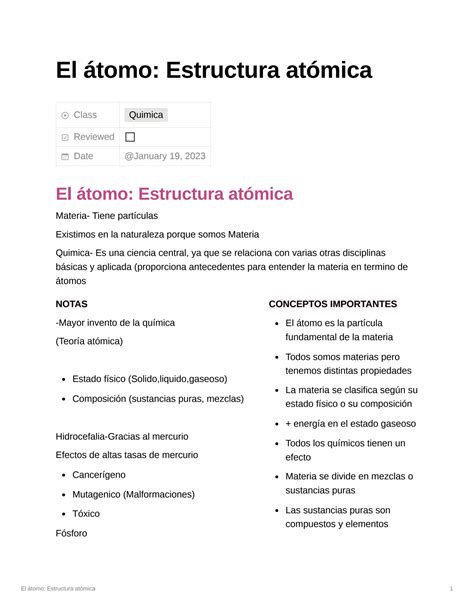 SOLUTION El A Tomo Estructura Ato Mica Studypool