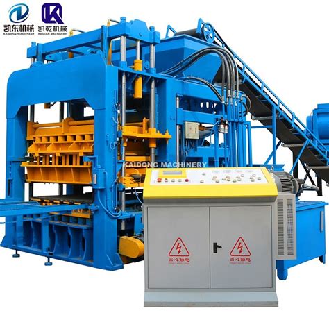 High Pressure Qt12 15 Concrete Automatic Paver Brick Making Machinery