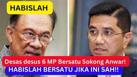 Baru Minit Tadi Desas Desus Mp Bersatu Sokong Anwar Youtube