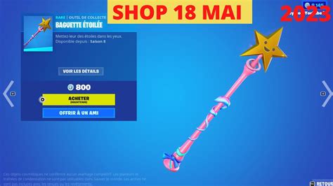 NEW Baguette étoilé FORTNITE EMOTE BOUTIQUE 18 MAI FORTNITE BATTLE