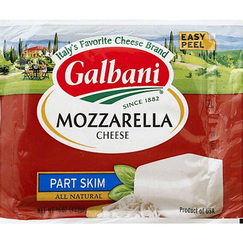 Galbani Mozzarella Cheese Chunk Part Skim Packaged Foodtown