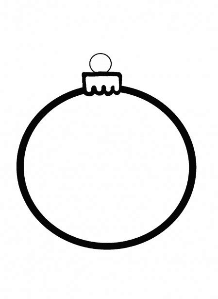 Christmas Ornament Outline Free Stock Photo - Public Domain Pictures