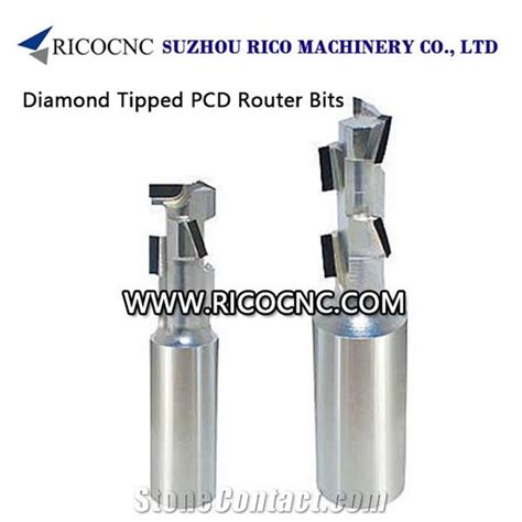 Diamond Tipped Pcd Cnc Router Bits For Wood Cnc Nesting From China