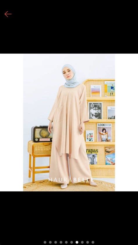 Haurabelle Mulan Basic In Nude Women S Fashion Muslimah Fashion Baju