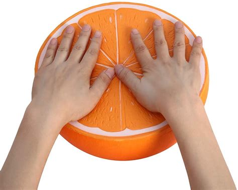 Anboor Squishies Giant Orange Super Jumbo Squishy Slow Rising Squeeze