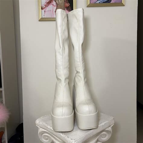 White Naked Wolfe Boots Sold Out Online Brand New Depop