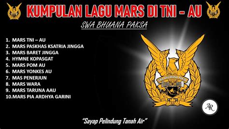 TNI AU KUMPULAN LAGU MARS DI TNI ANGKATAN UDARA Swa Bhuwana Paksa