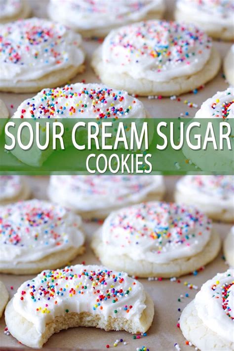 Sour Cream Sugar Cookies Recipe Sour Cream Sugar Cookies Cookies