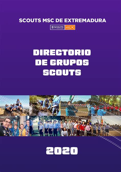 PDF DIRECTORIO DE GRUPOS SCOUTS El Movimiento Scout Es Una