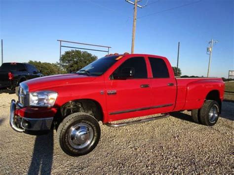 2007 Dodge Ram 3500 67l Cummins Diesel 6 Speed Manual Crew Cab Dually