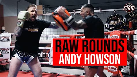 RAW ROUNDS Andy Howson Muay Thai Pad Work YouTube