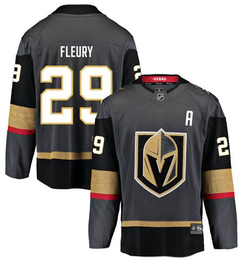 Men's Fleury Jersey #29 Vegas Golden Knights Home Hockey Jerseys Adult 2017/2018 - Hockey-NHL