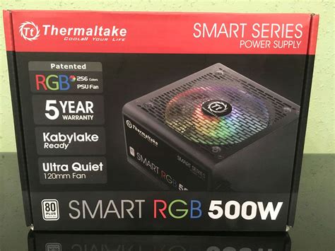 Блок питания THERMALTAKE Smart PS SPR 0500NHSAWE 1 ATX 500W простой