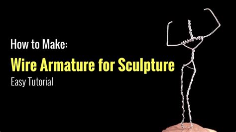 How To Make A Wire Armature For Clay Sculpture Easy Tutorial By