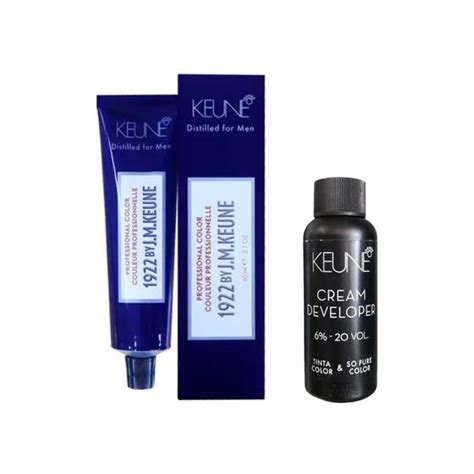 Tinta 1922 Keune Color Man 5 Castanho Claro Dev 20vol 60ml Tinta De