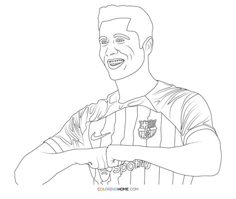 Robert Lewandowski Coloring Page - Coloring Home