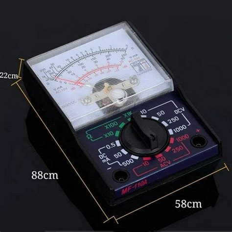 Voltmeter Ammeter Ohmmeter Analog Multimeter Tester Meter Acdc 1000v250ma