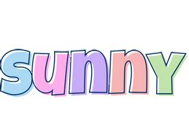 Sunny Logo | Name Logo Generator - Candy, Pastel, Lager, Bowling Pin, Premium Style