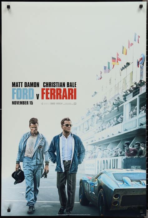 Ford V Ferrari Movie Poster 2019 1 Sheet 27x41