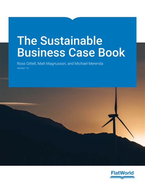 Required Reading The Sustainable Business Case Book V Textbook