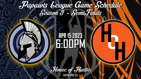 Papawis League S Round Semifinals Elites Vs House Of Hustle Youtube