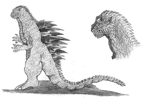 Godzilla 1954 Design Fan Made By Nine Tailedgodzilla On Deviantart