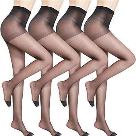 Leegosun Lot De Paires De Collants Transparents Pour Femme Taille