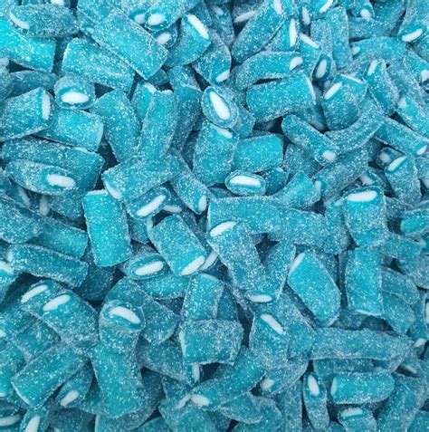 Posted Sweets Fizzy Blue Raspberry Pencils Online Sweet Shop