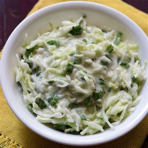 Cabbage Coleslaw | Cabbage Salad » Dassana's Veg Recipes