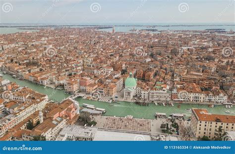 Aerial view of Venice stock photo. Image of urban, boat - 113165334