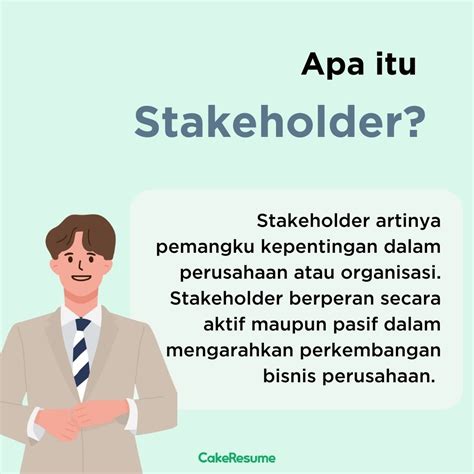 Mengenal Stakeholder Peran Contoh Jenis Dll Cakeresume