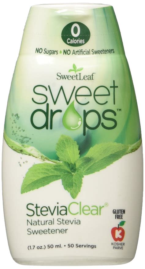 Sweetleaf Sweet Drops Liquid Stevia Sweetener Steviaclear 4 Ounce