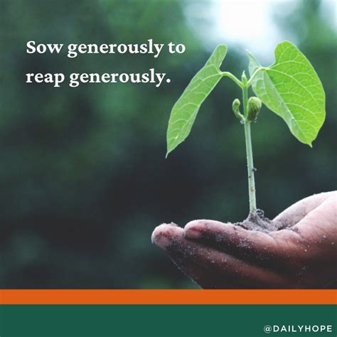 Sow Generously To Reap Generously Pastor Ricks Daily Hope