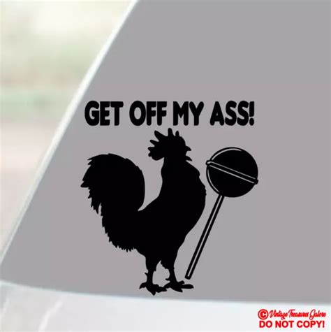 GET OFF MY ASS C CK SUCKER Vinyl Decal Sticker Car Window Wall Bumper FUNNY JDM PicClick UK