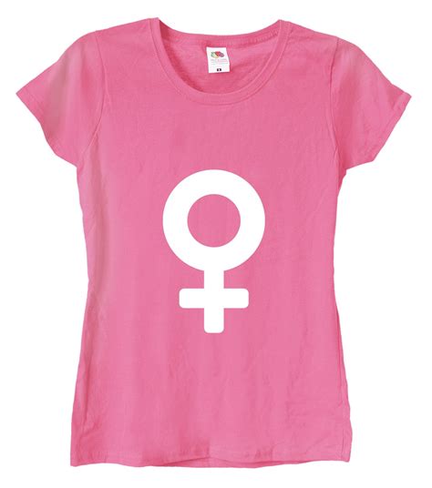 Women Female Feminist Gender Symbol T Shirt Feminism Girl Etsy