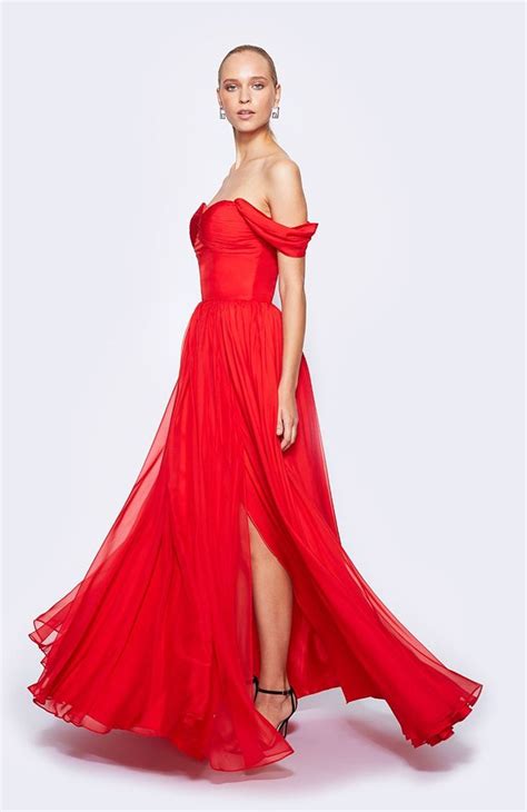 Classic Hollywood Glamour 1950s Vintage Style Prom Dresses Hot Red