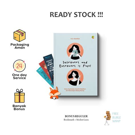 Jual Buku Introvert And Extrovert Is Fine C Klik Media Shopee Indonesia