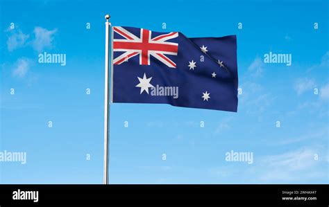 High Detailed Flag Of Australia National Australia Flag Oceania D