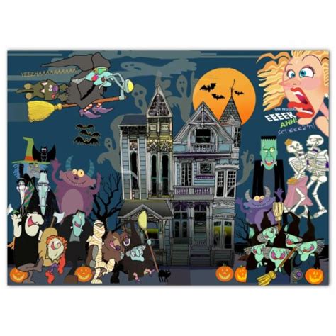 Stonehouse Collection 500 Piece Halloween Jigsaw Puzzle For Kids And