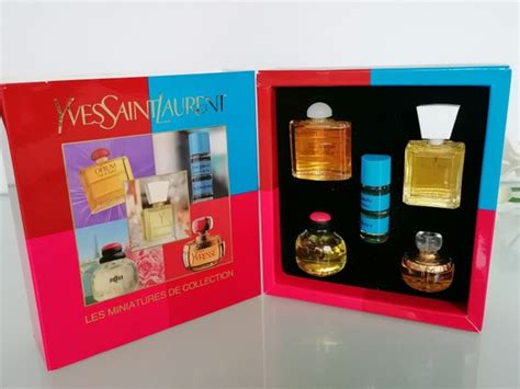 Vintage Yves St Laurent Collectible Set X 5 Miniatures Opium Etsy