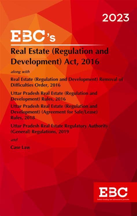 Real Estate Regulation And Development Act 2016 Bare Act Printebook