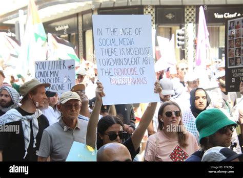 Sydney Australia Dicembre Migliaia Di Persone Si Sono Riunite